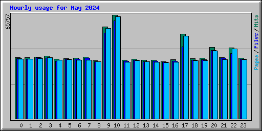 Hourly usage for May 2024